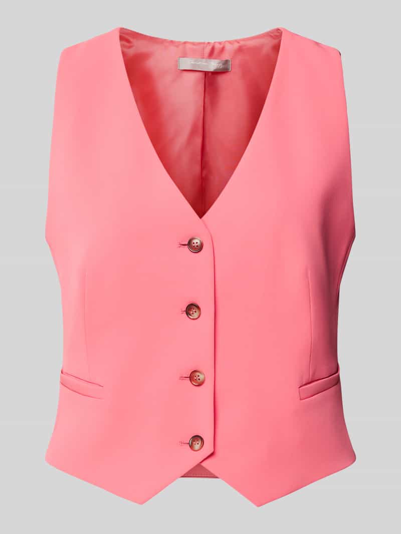 Christian Berg Woman Selection Gilet met strookzakken
