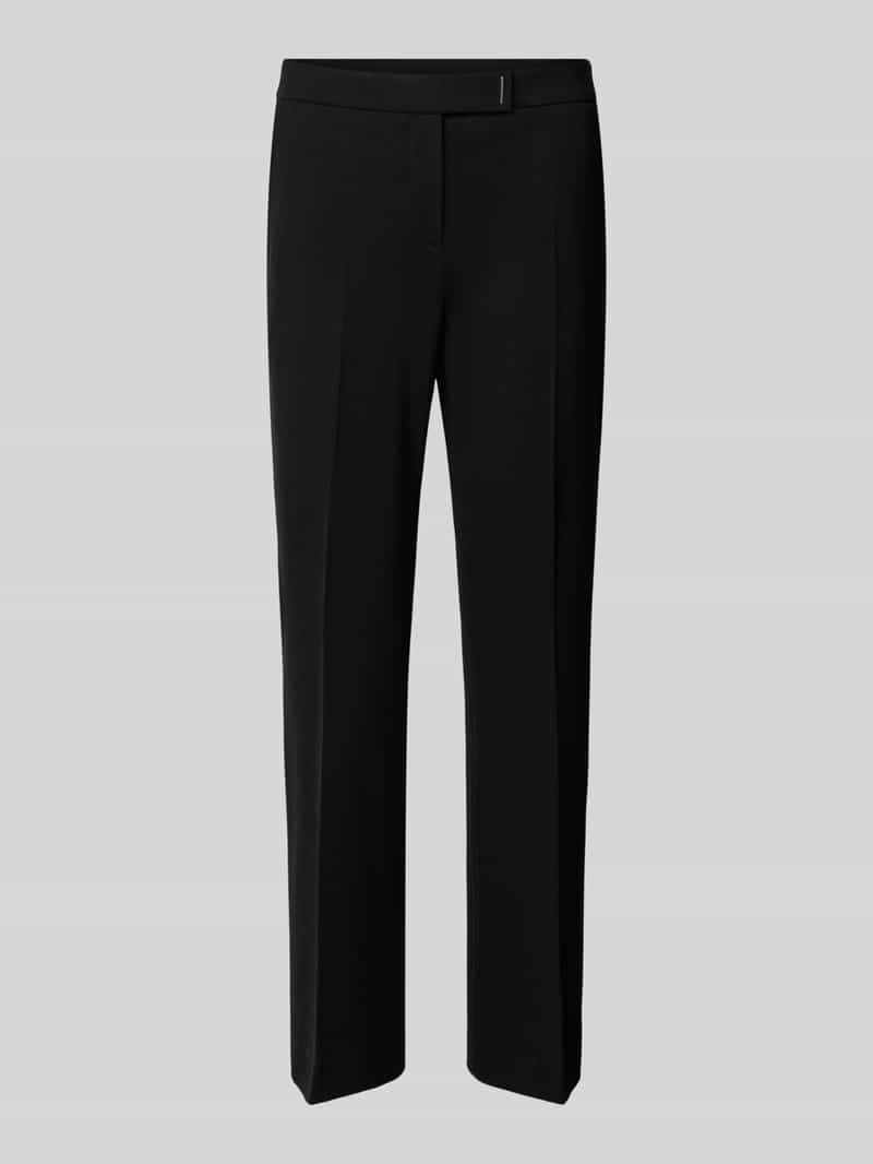 Boss flared-fit smalle broek van viscosemix model 'Talia'