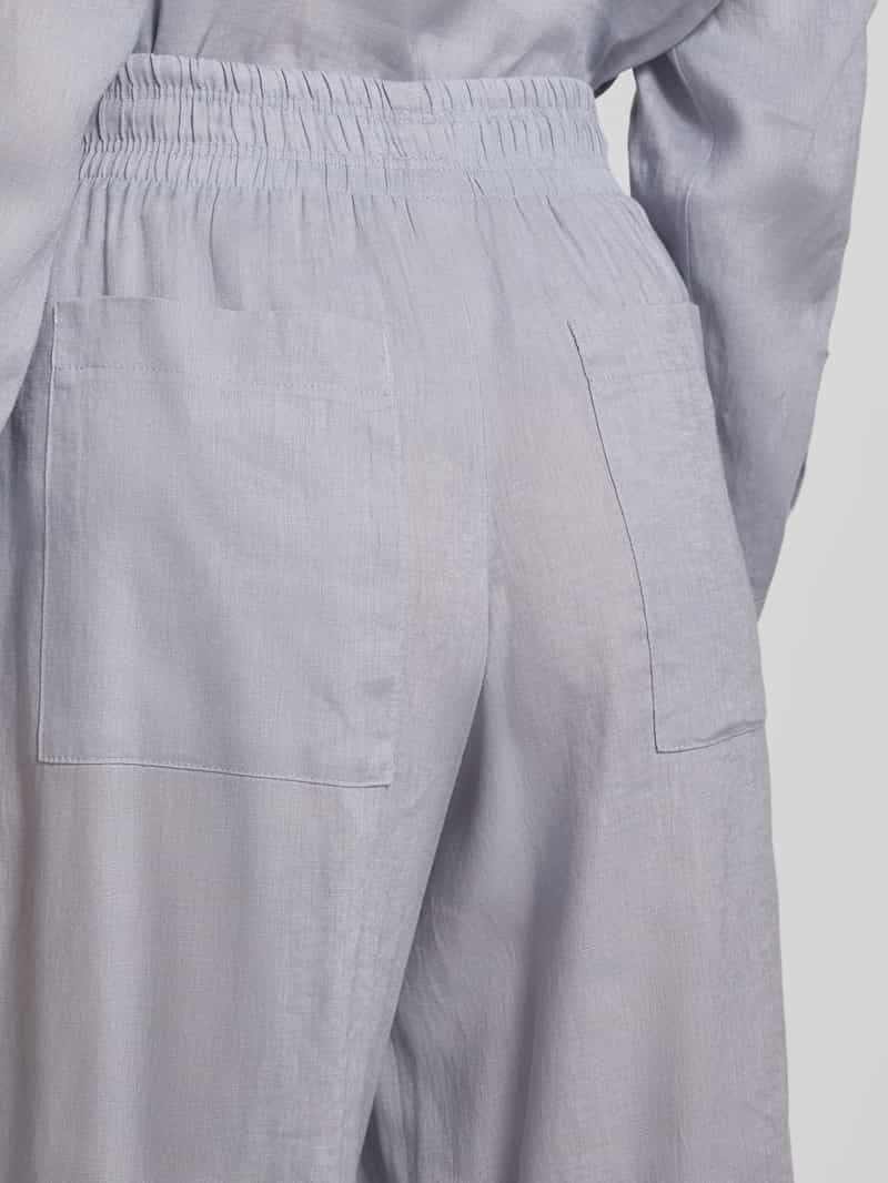 drykorn Loose fit linnen broek met elastische band