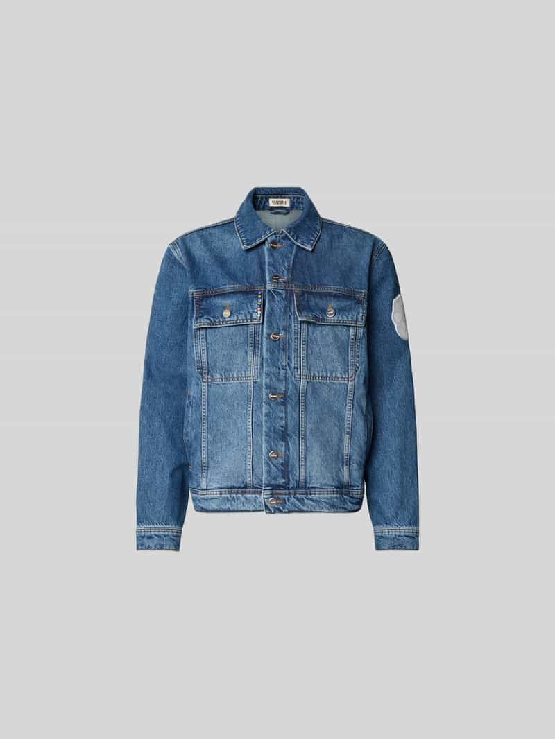 Regular fit jeansjack met borstzakken