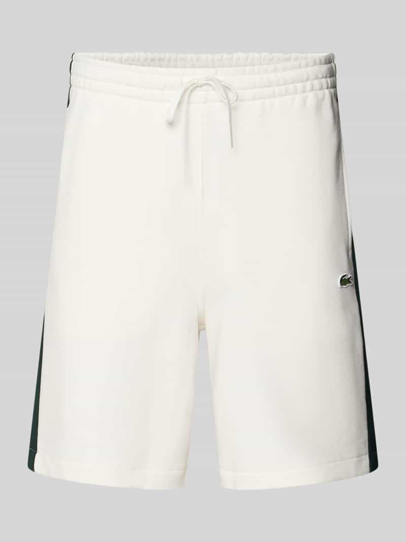 Lacoste Regular fit sweatshorts van puur katoen
