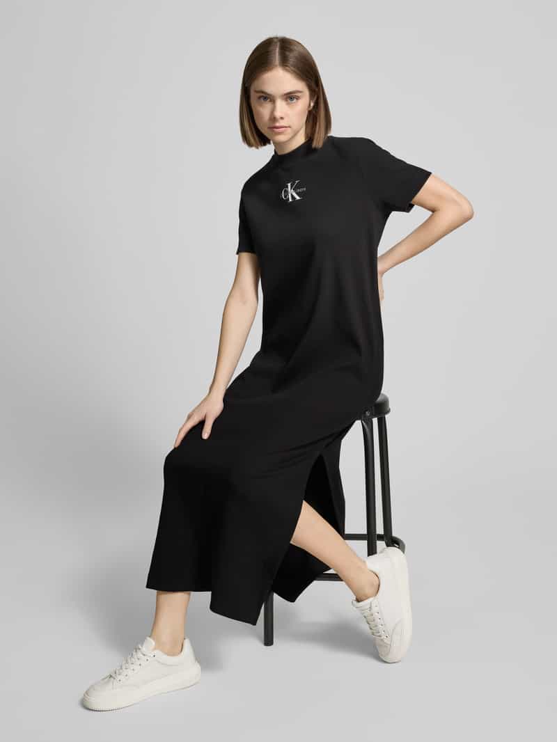 Calvin Klein Jeans Midi-jurk met labelstitching