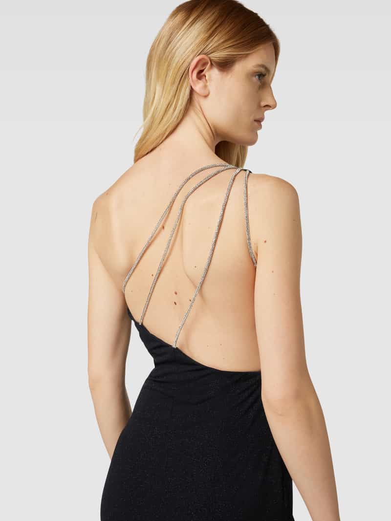 Mascara Avondjurk met one shoulder-band