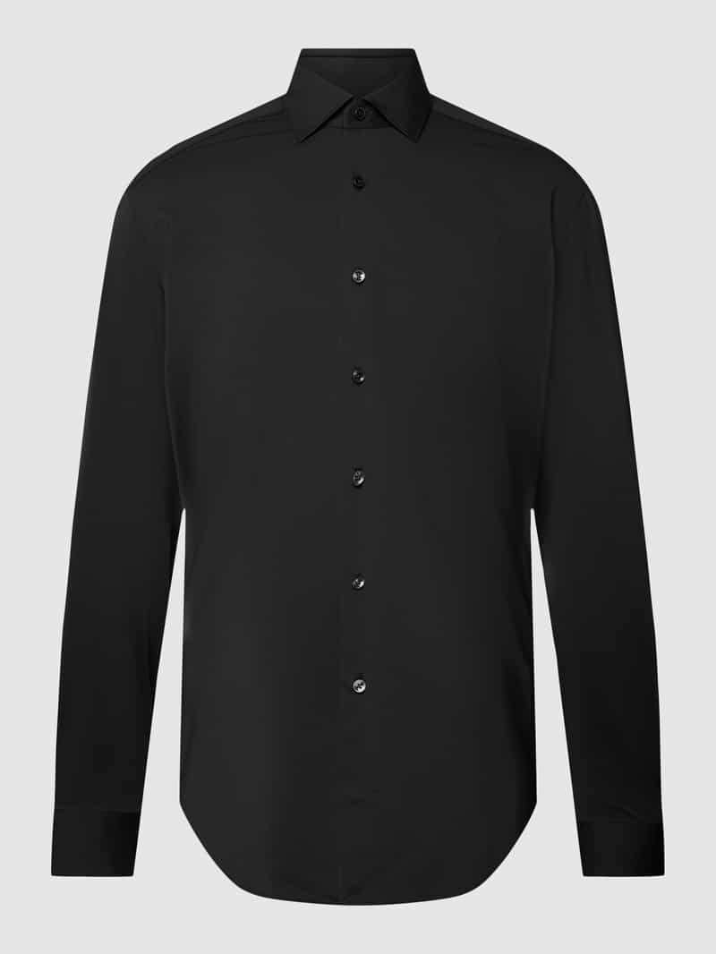 Regular fit zakelijk overhemd met stretch XACUS