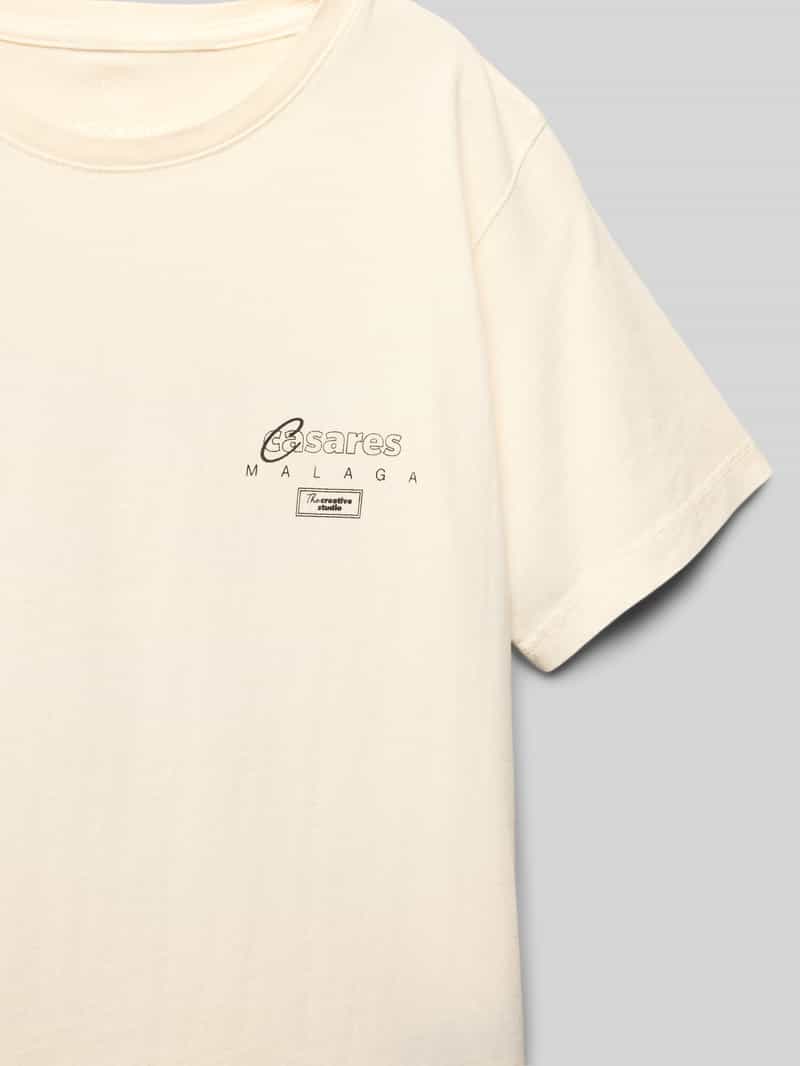jack & jones T-shirt met labelprint model 'ALMERA'