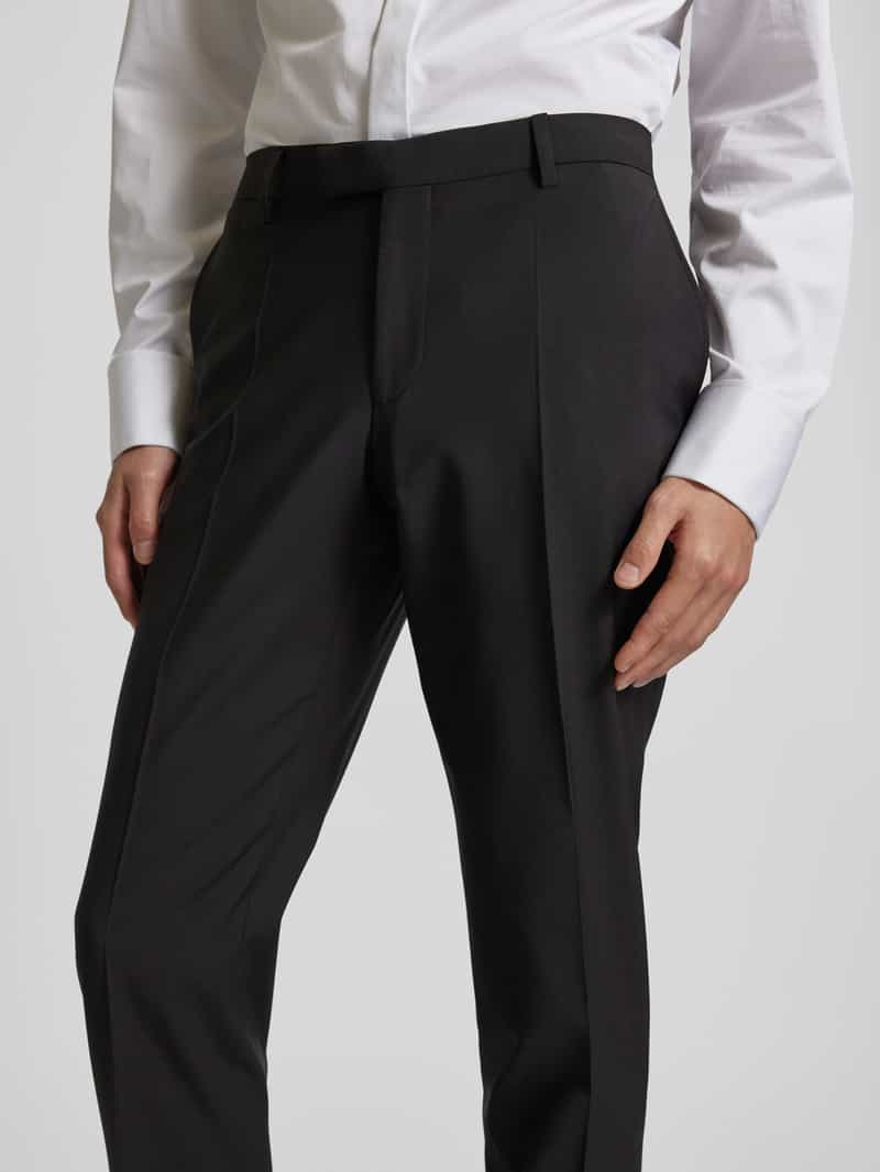 Pierre Cardin Stoffen broek met bandplooien model 'Ryan'