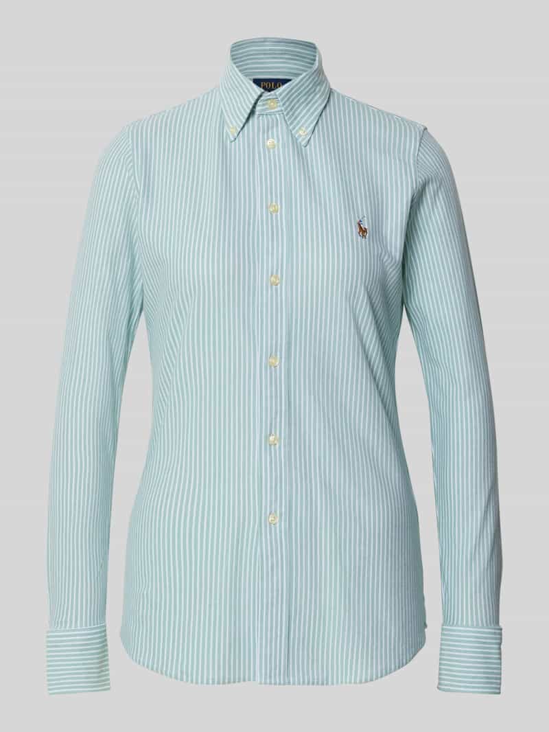 Polo Ralph Lauren Slim fit blouse met button-downkraag