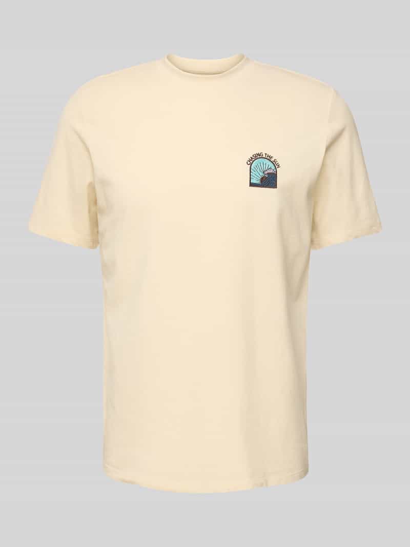 Blend T-shirt met motief- en statementstitching model 'JOBBE'