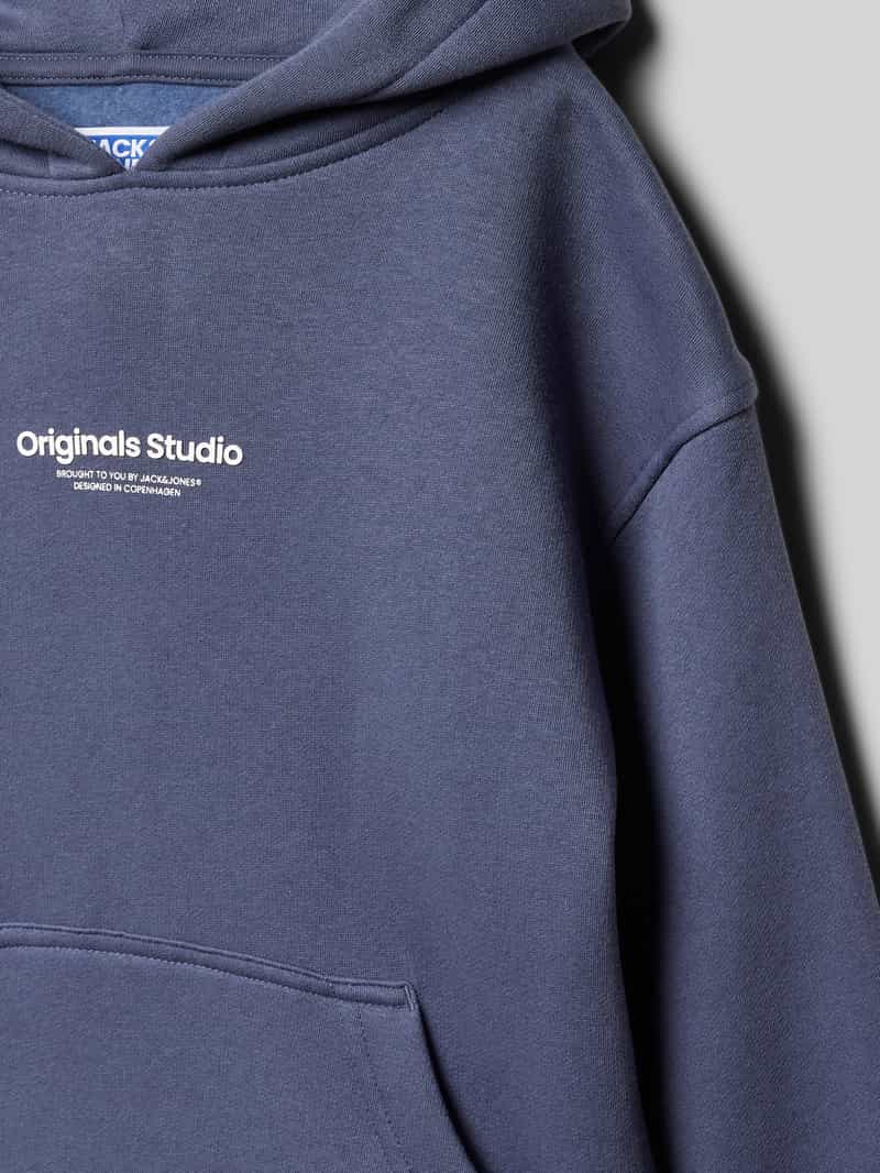 jack & jones Hoodie met labelprint model 'ERBRO'