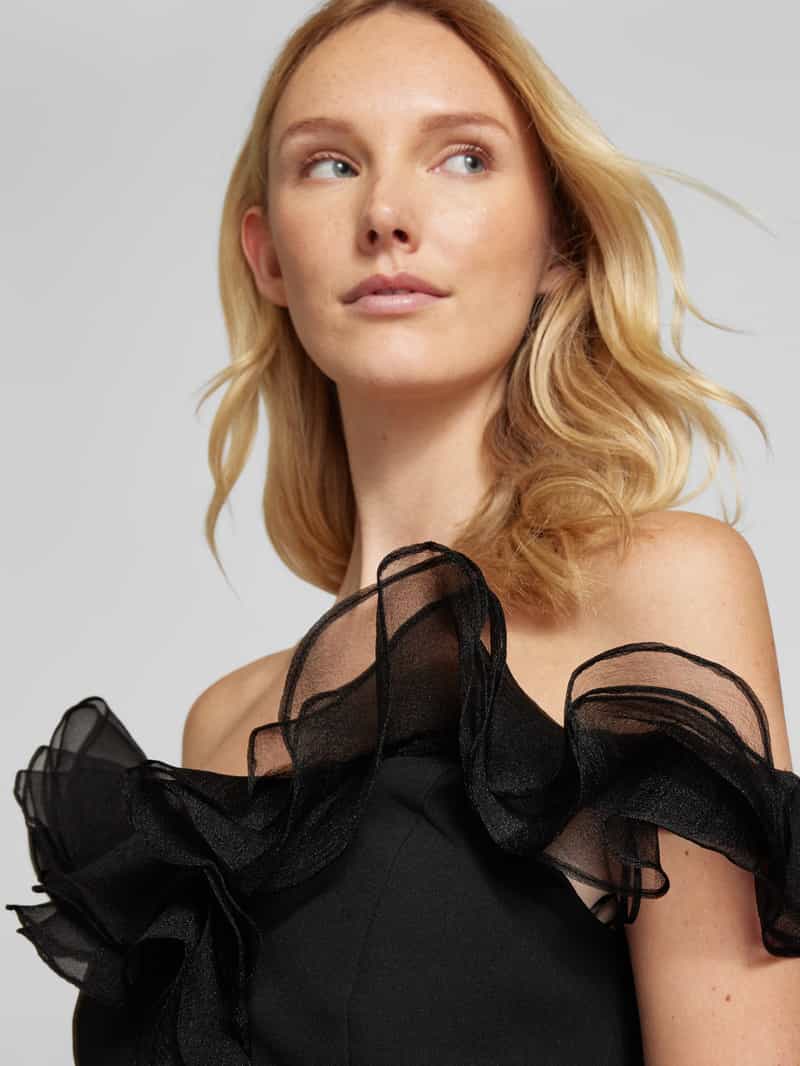 TROYDEN COLLECTION Avondjurk met volants