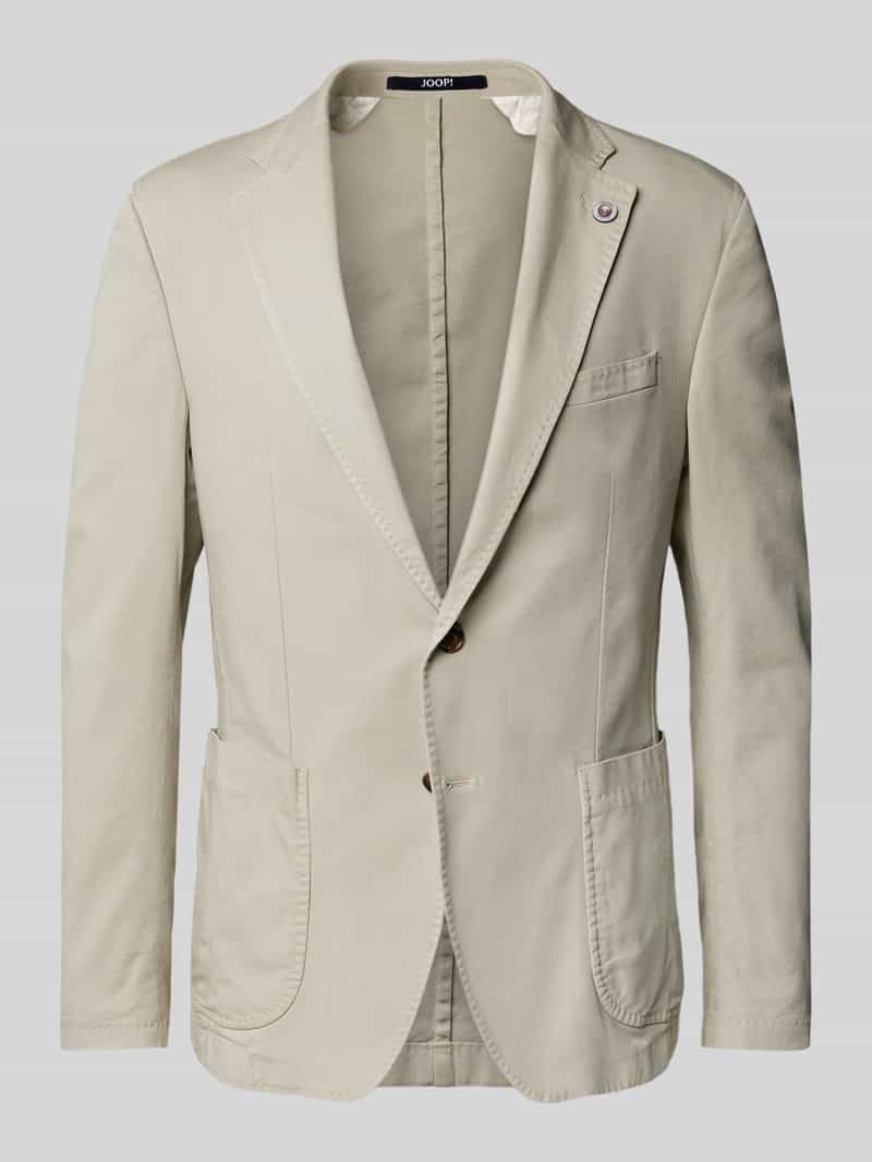 JOOP! Collection Slim fit 2-knoops colbert met reverskraag model 'Hoverest'