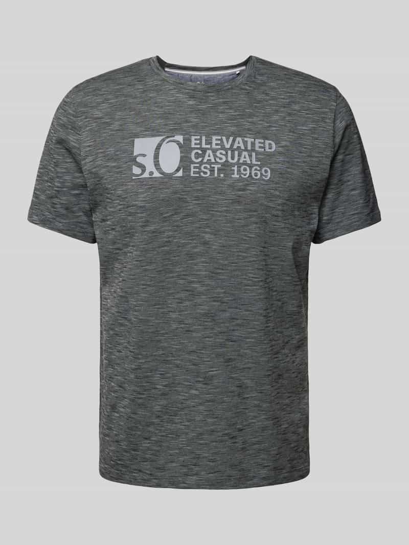 s.Oliver RED LABEL T-shirt met labelprint