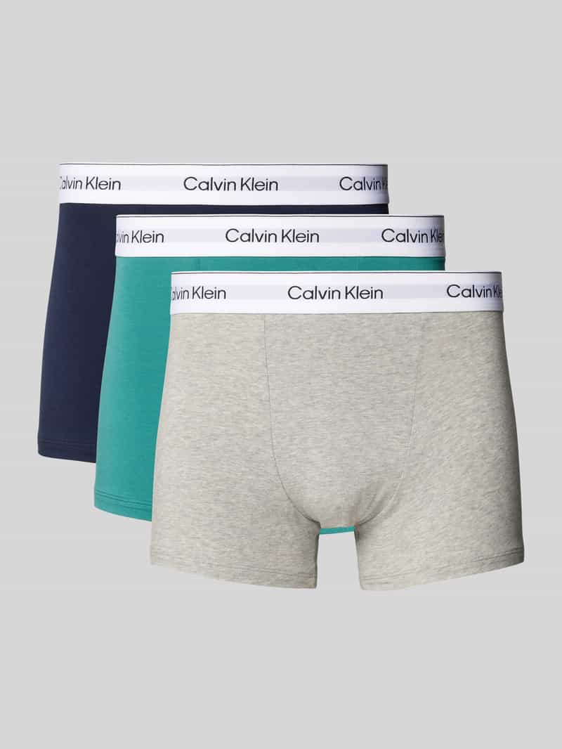 Calvin Klein Underwear Boxershort met elastische band met logo in een set van 3 stuks
