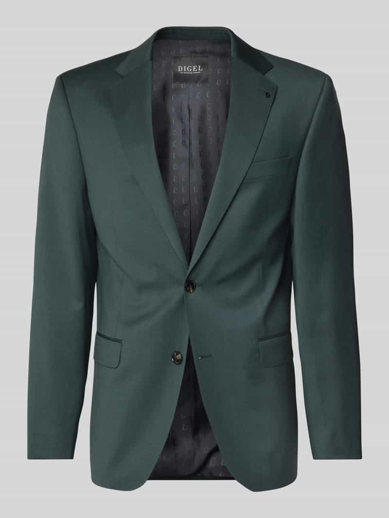 Digel Modern fit colbert met 2 knopen van scheerwolmix
