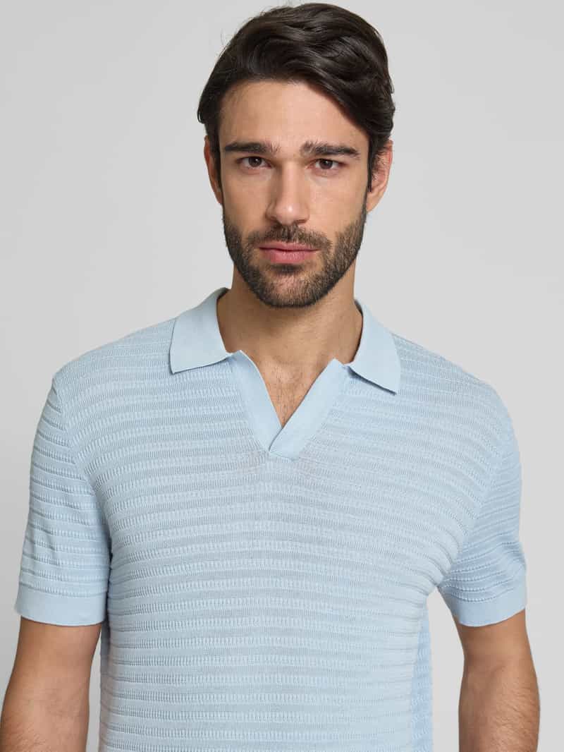 drykorn Regular fit poloshirt met V-hals model 'BRAIAN'