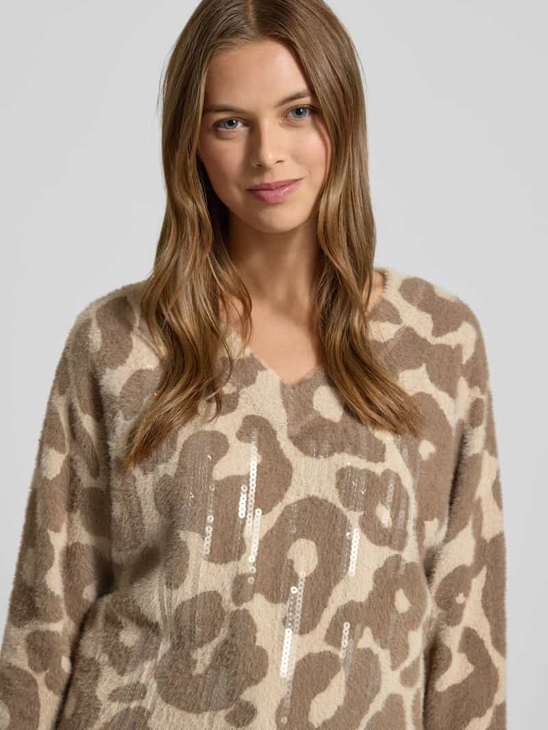 Betty Barclay Gebreide pullover met 3 4-mouwen