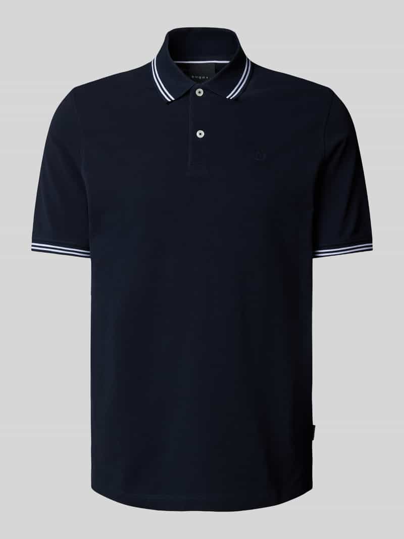 Bugatti Regular fit poloshirt met labeldetail