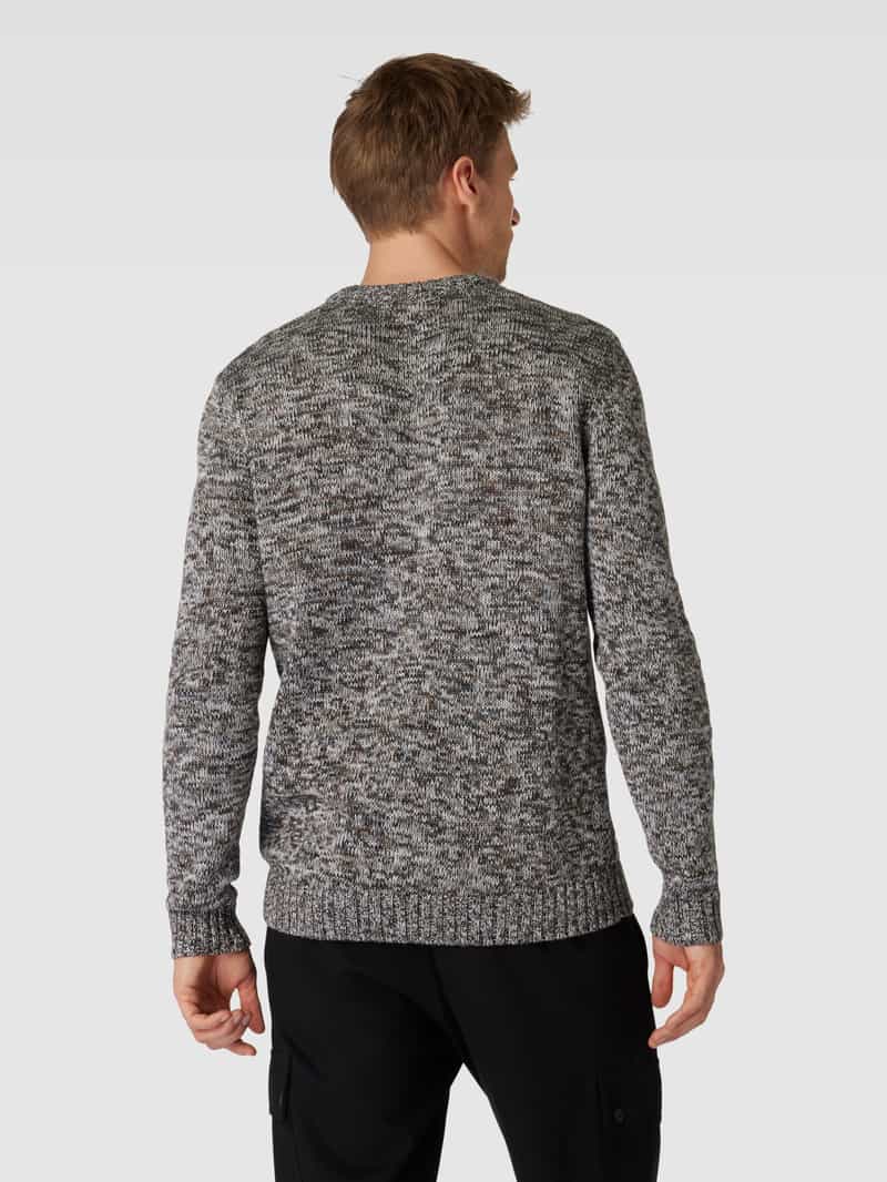 Gebreide pullover met ribboorden Christian Berg Men