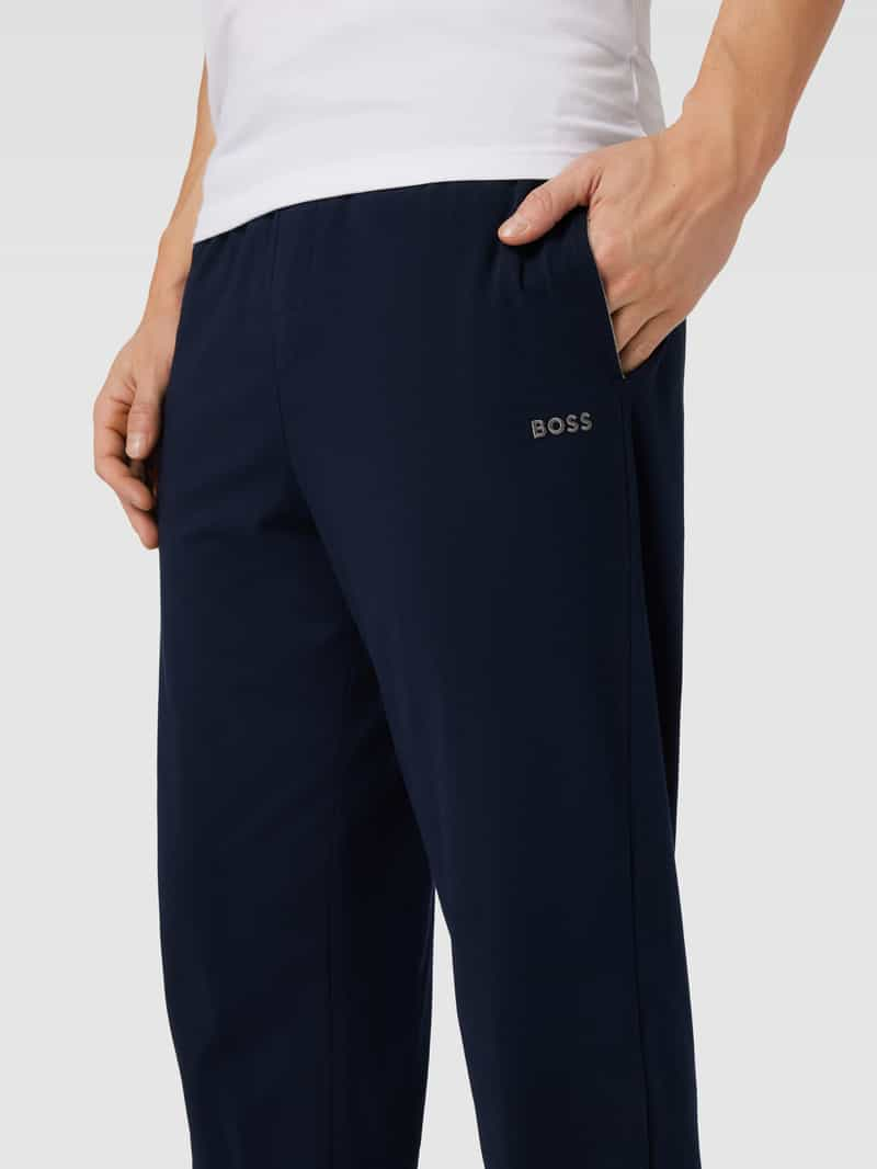 Boss Sweatpants met labelstitching model 'Mix&Match'