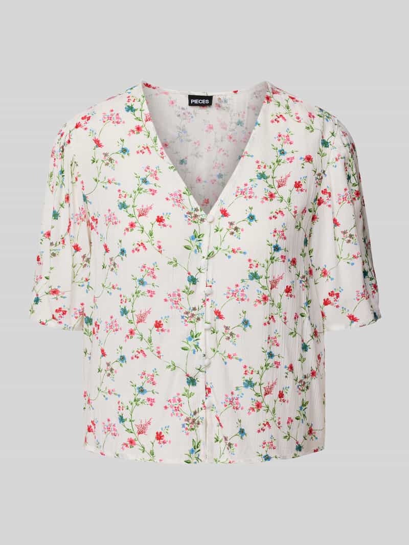 Pieces Relaxed fit blouse van pure viscose model 'FYA'