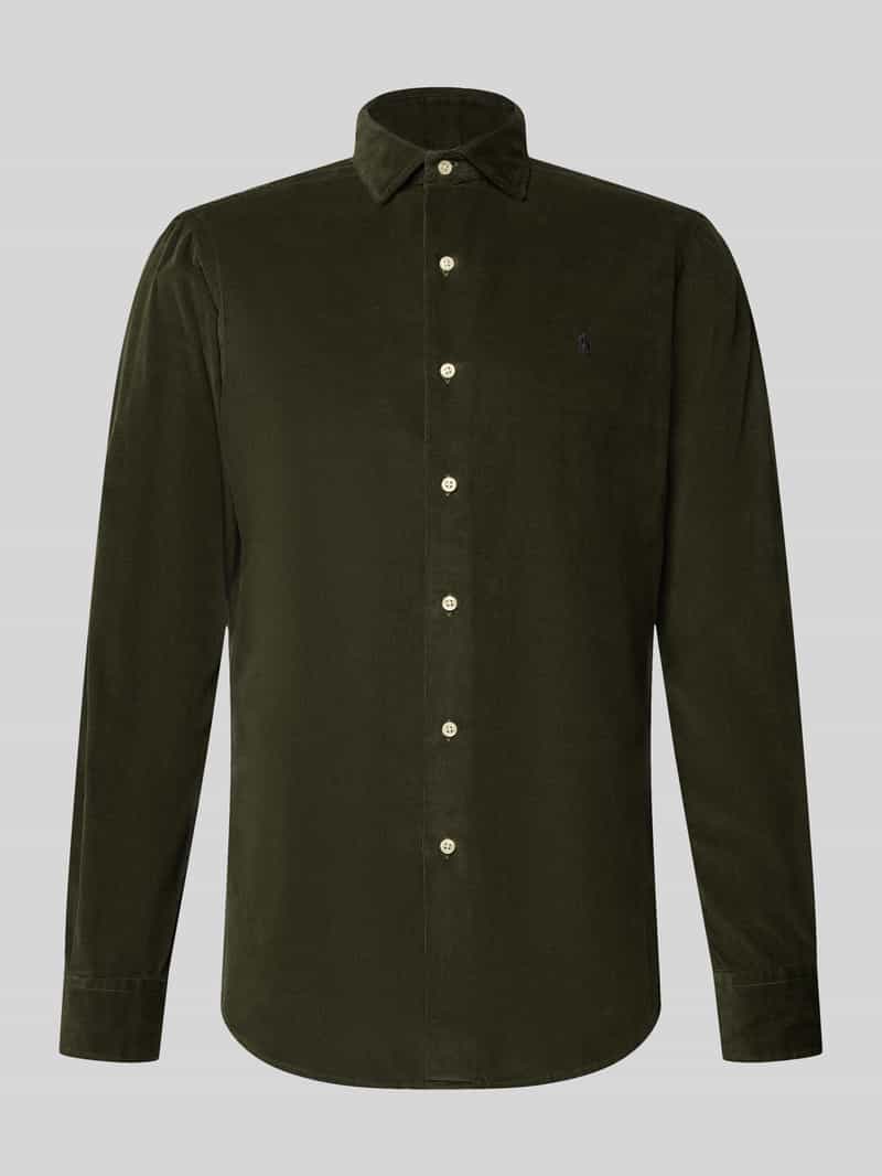 Polo Ralph Lauren Regular fit vrijetijdsoverhemd met logostitching model 'CORDUROY'