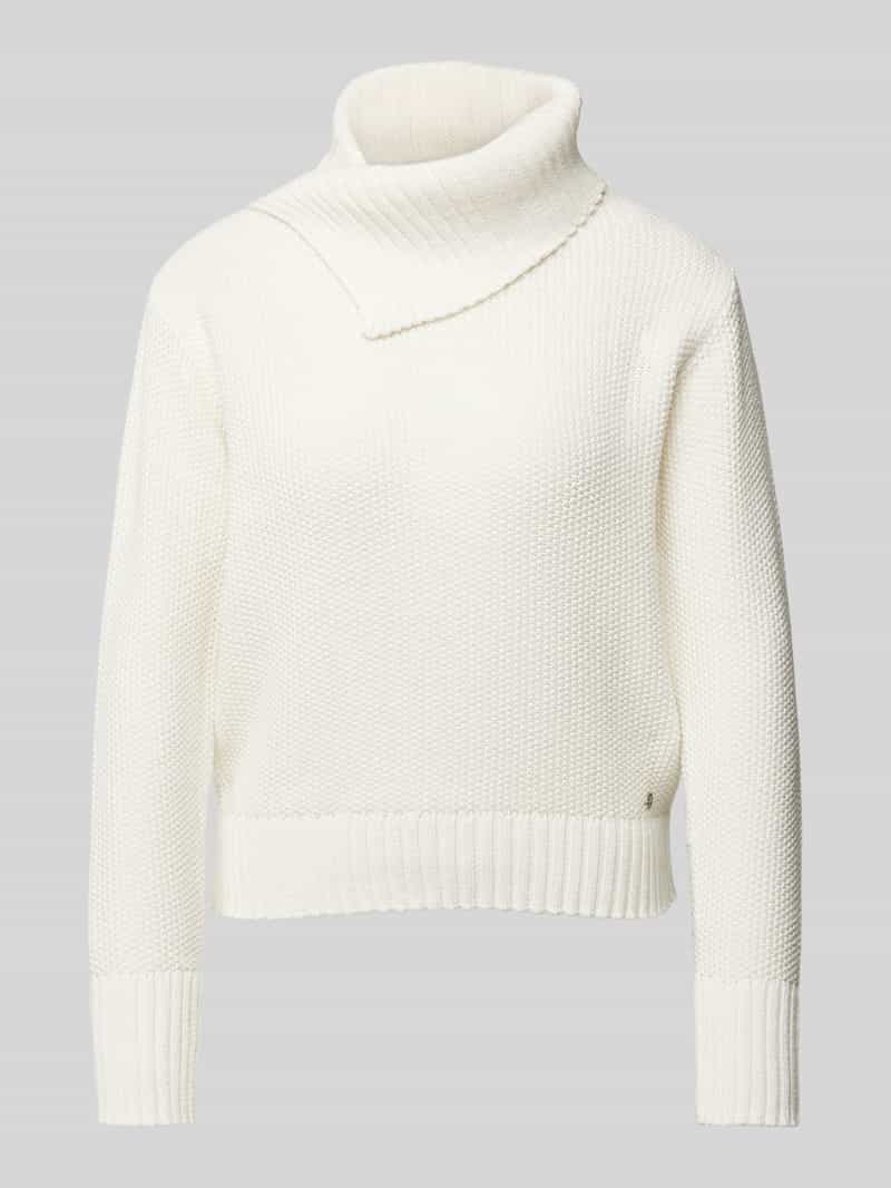 monari Gebreide pullover met opstaande kraag