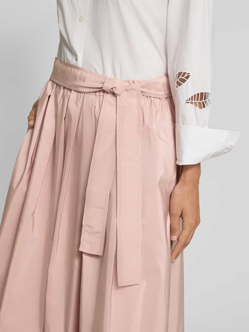 Weekend Max Mara Uitlopende midirok met tailleriem