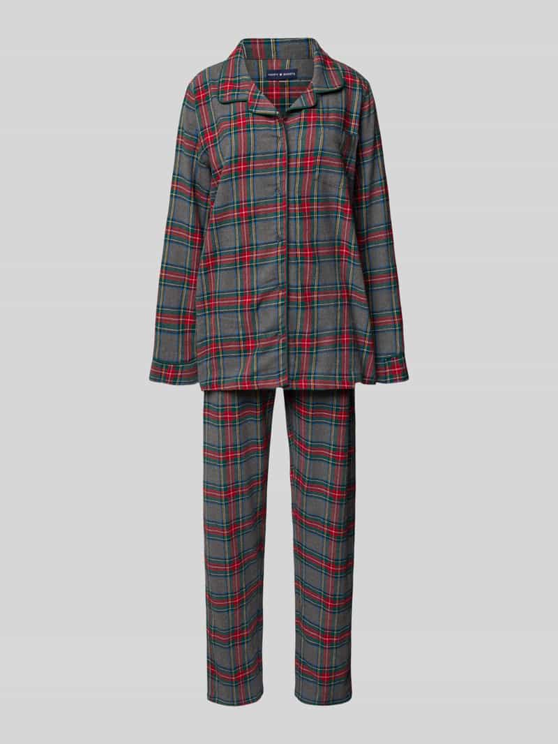 happy shorts Pyjama met reverskraag model 'XMAS'