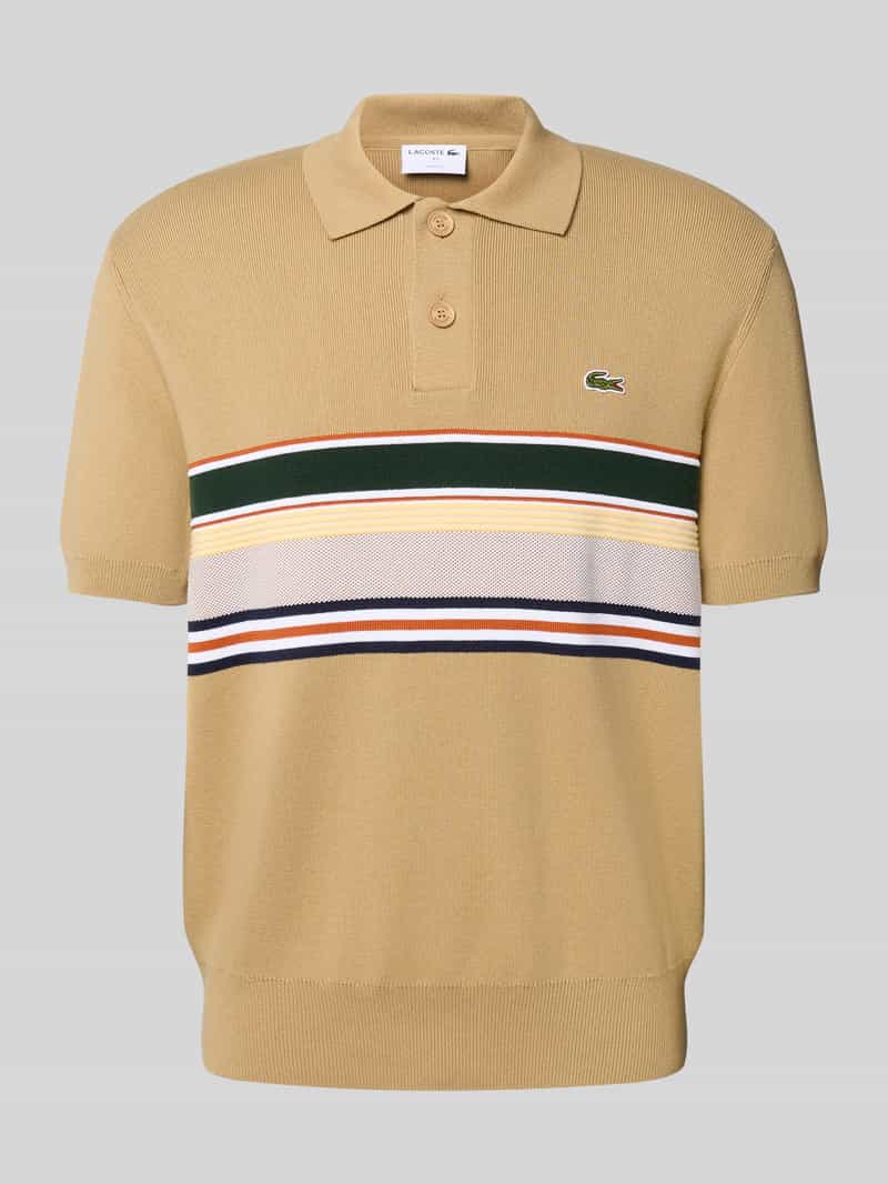Lacoste Regular fit poloshirt van katoenmix