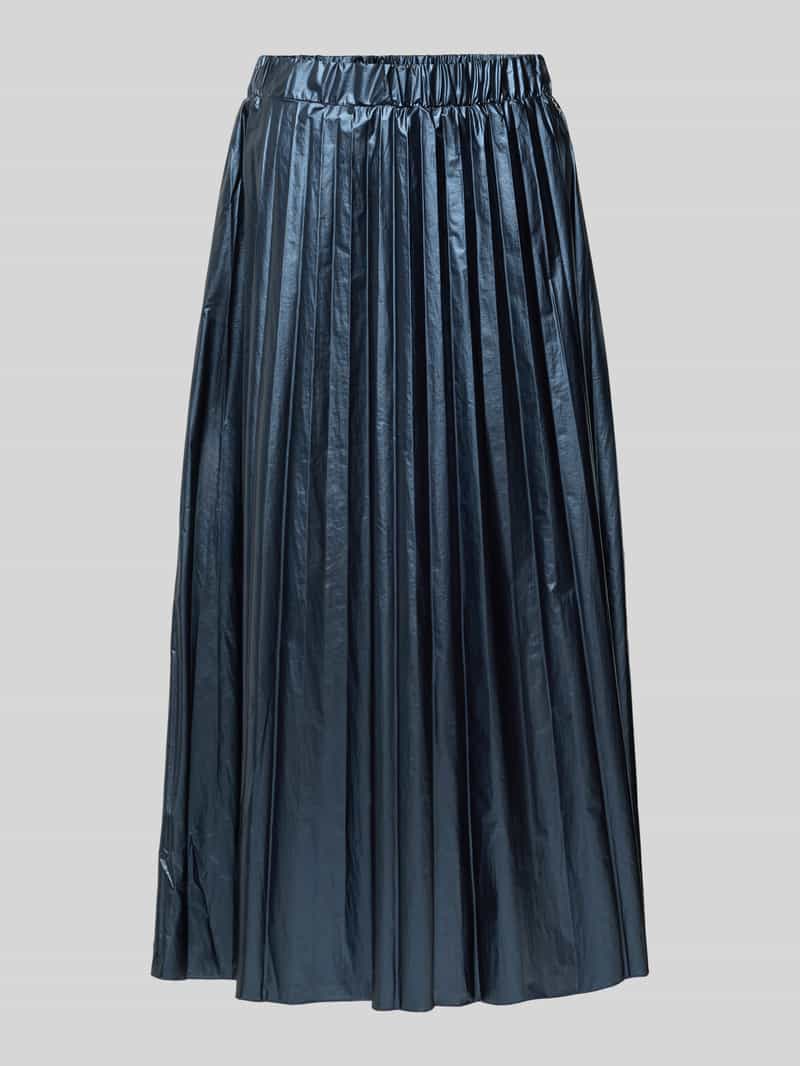 Smith and Soul Midirok in metallic look met plissévouwen