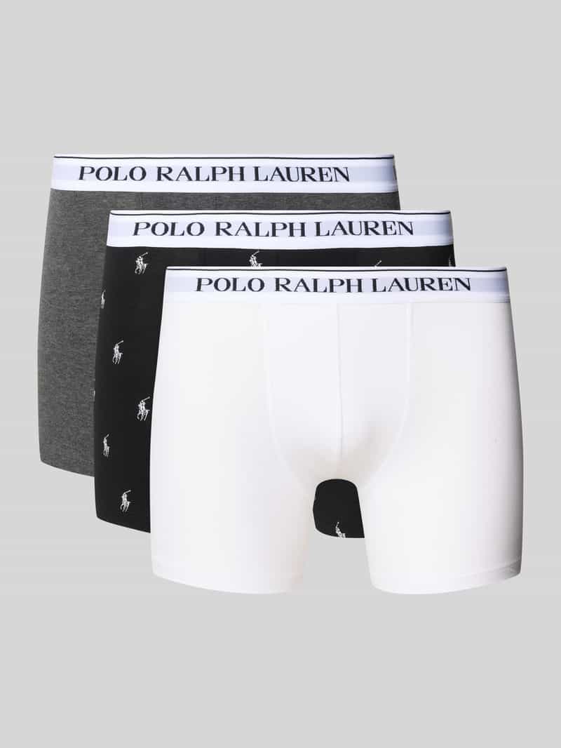 Polo Ralph Lauren Underwear Broek met elastische band met logo in een set van 3 stuks