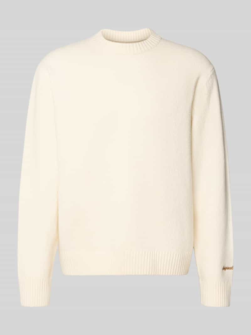 jack & jones Gebreide pullover met labelstitching model 'NORREBRO'