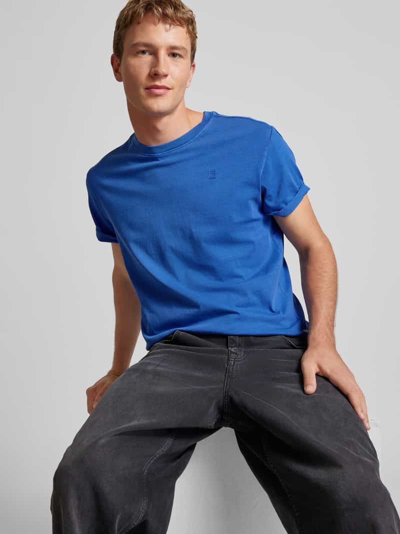 G-Star Raw T-shirt met labeldetail model 'Lash'