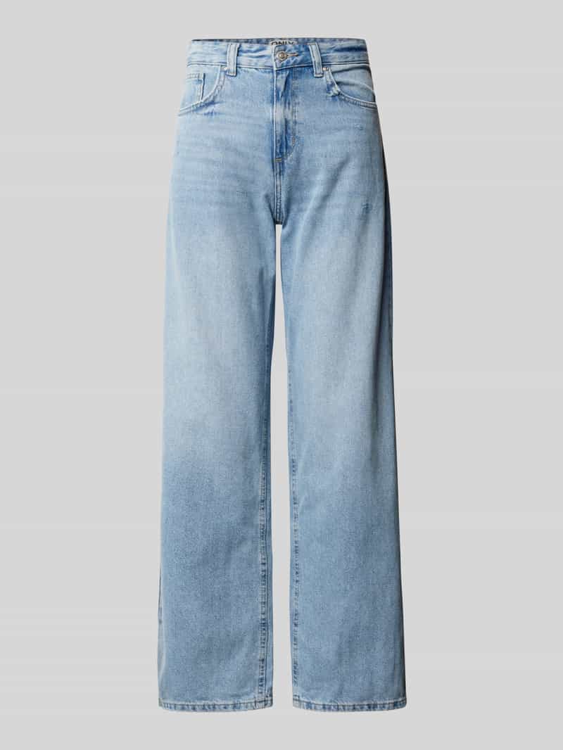 Only Straight fit jeans van puur katoen model 'ELLA'
