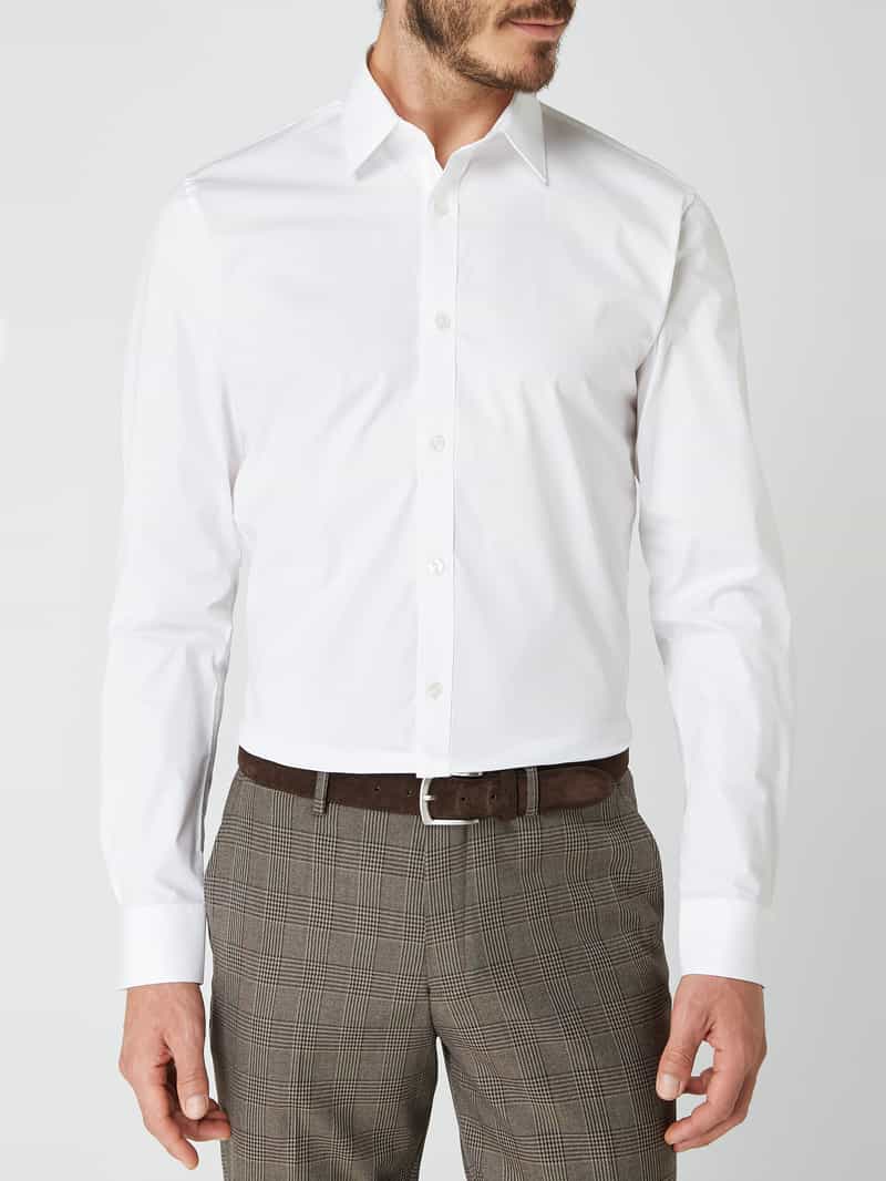 Slim fit zakelijk overhemd met stretch, model 'Robo' Matinique