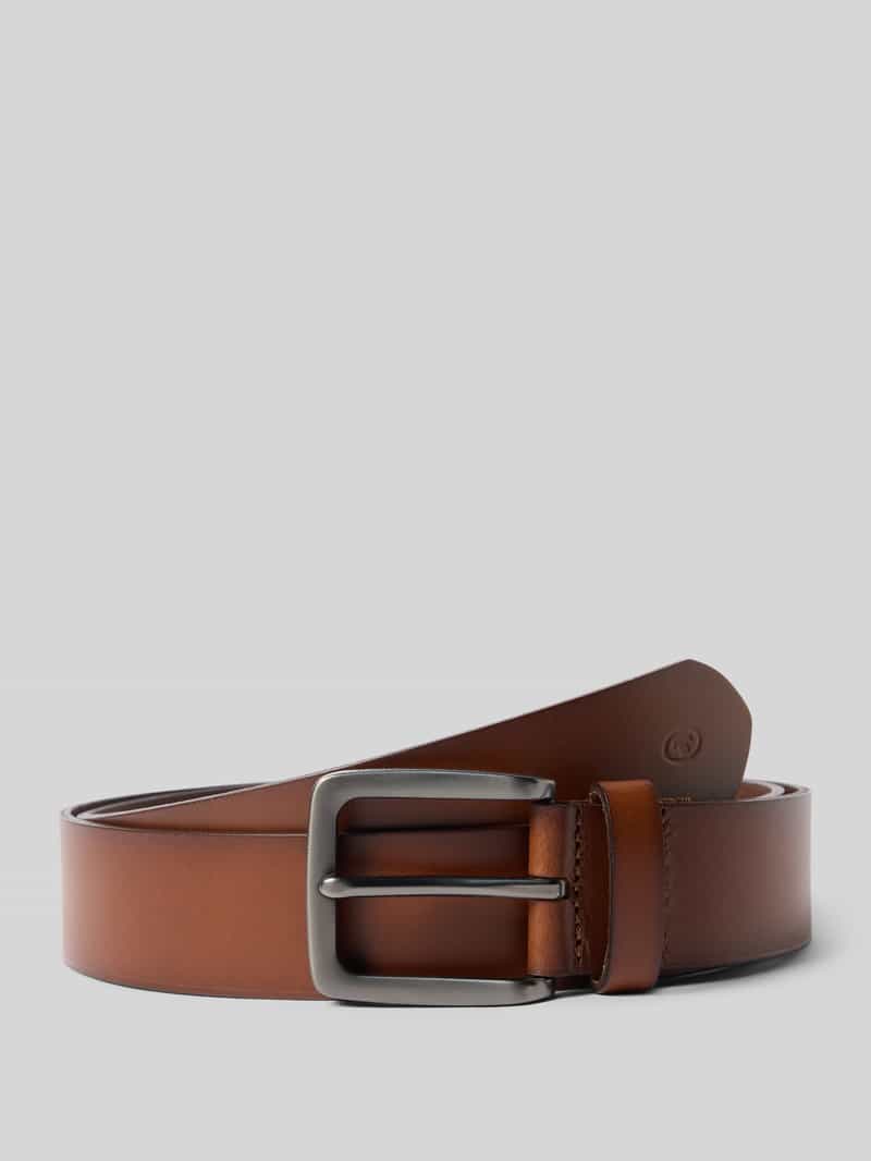 Leren riem met doornsluiting, model 'Scott'