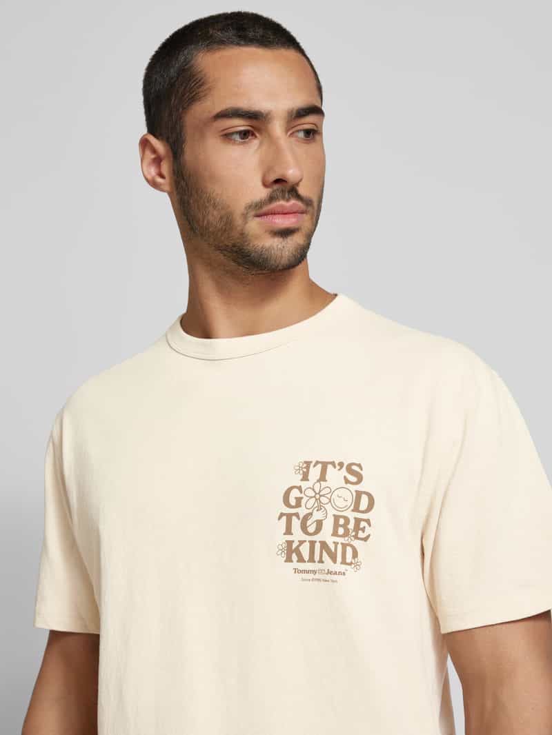 Tommy Jeans T-shirt met statementprint