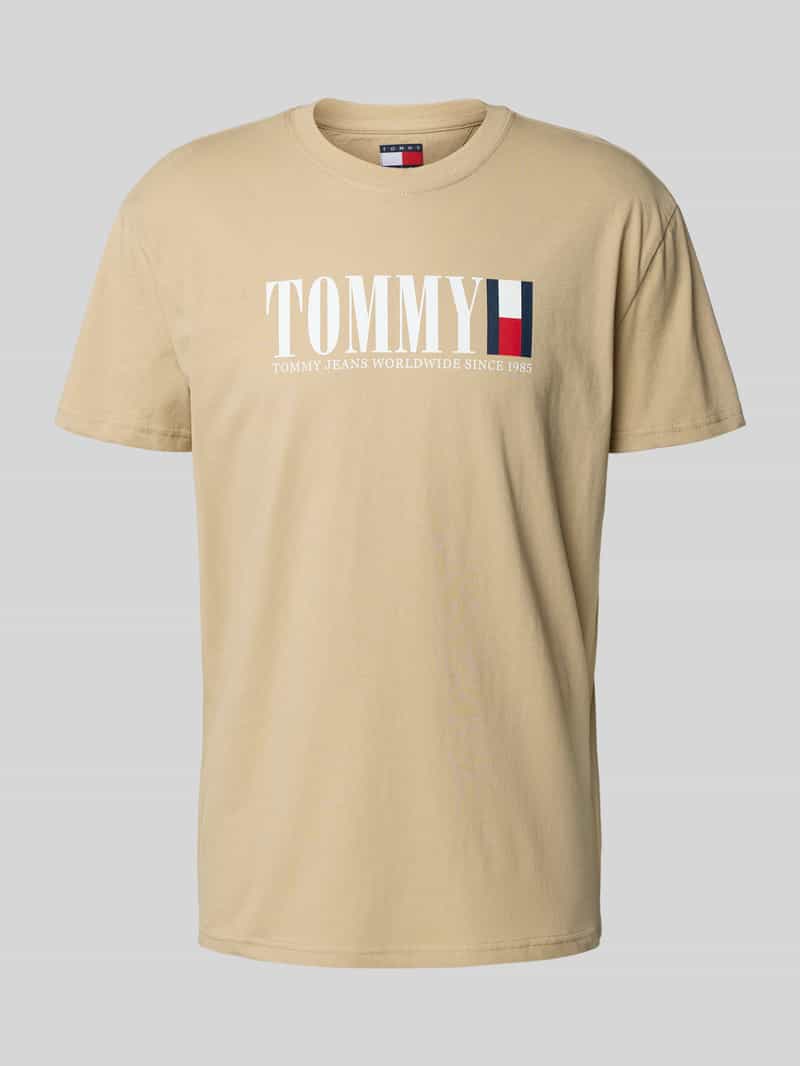 Tommy Jeans Regular fit T-shirt van puur katoen
