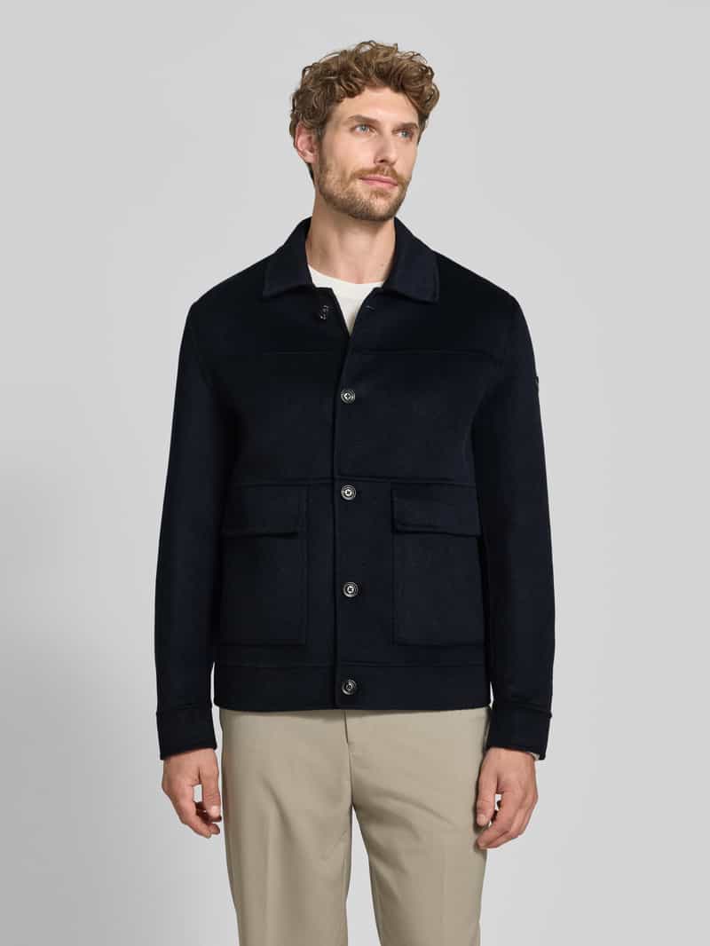 JOOP! COLLECTION Regular fit blouson van wolmix met kasjmier-aandeel