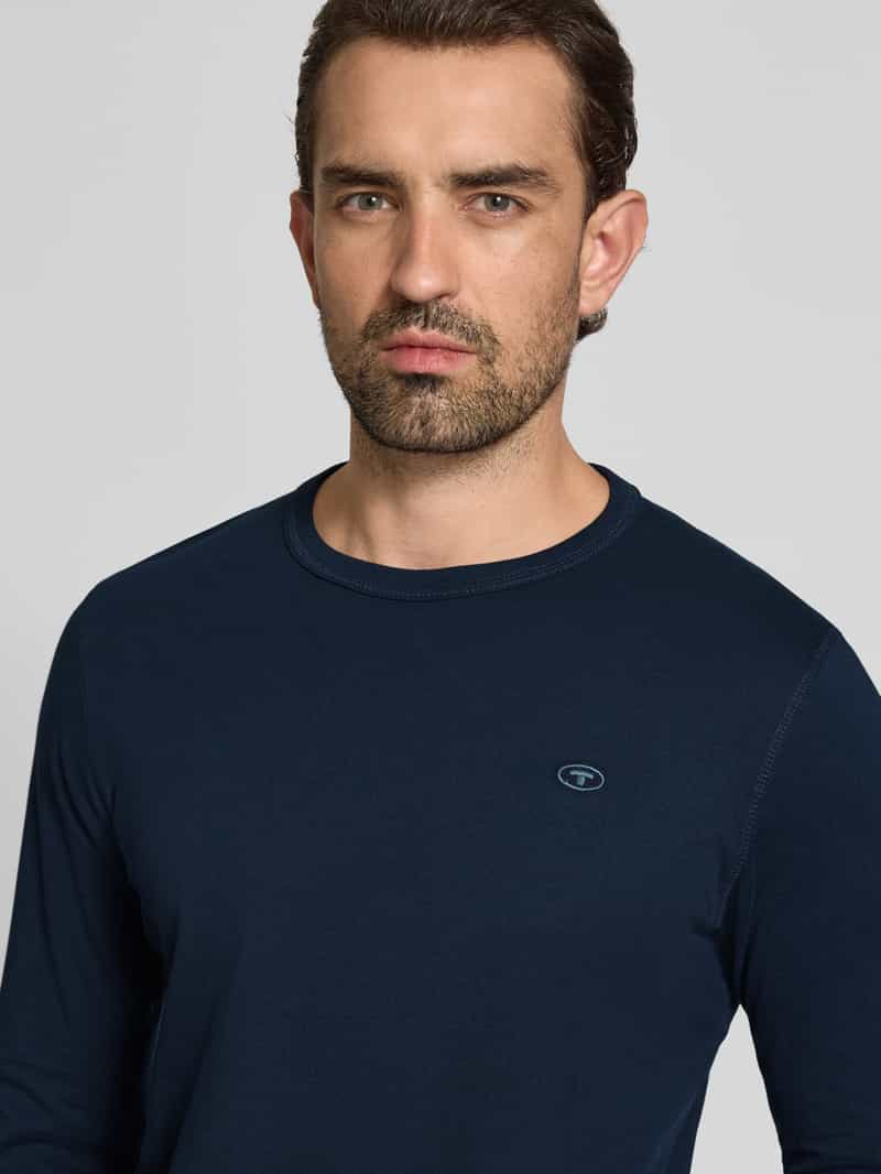 Tom Tailor Regular fit shirt met lange mouwen van puur katoen