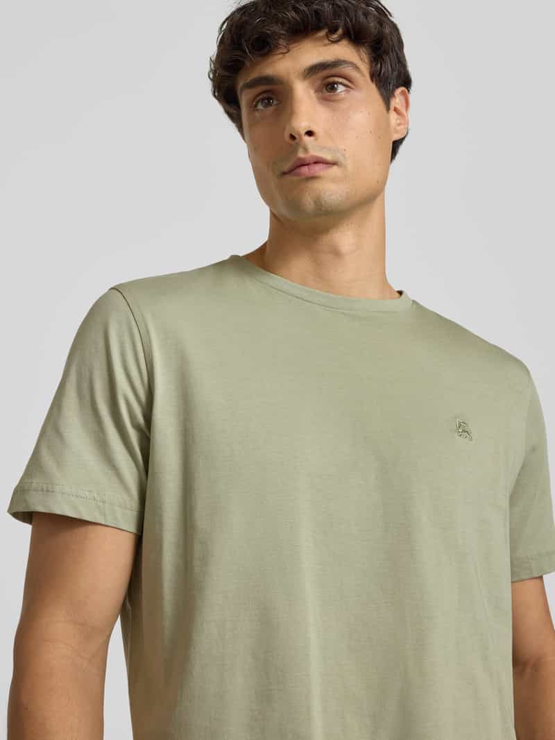 Lerros T-shirt met logostitching