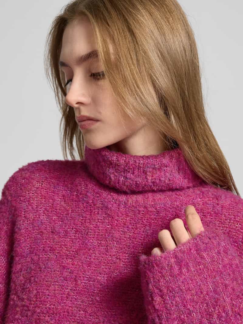 Pieces Relaxed fit-coltrui met wol model 'NATHERINE'
