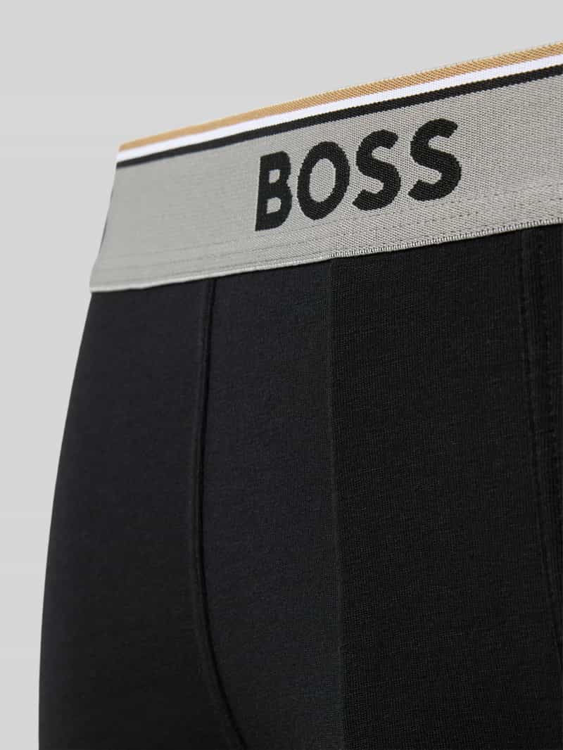 Boss Regular fit boxershort van katoenmix in een set van 3 stuks