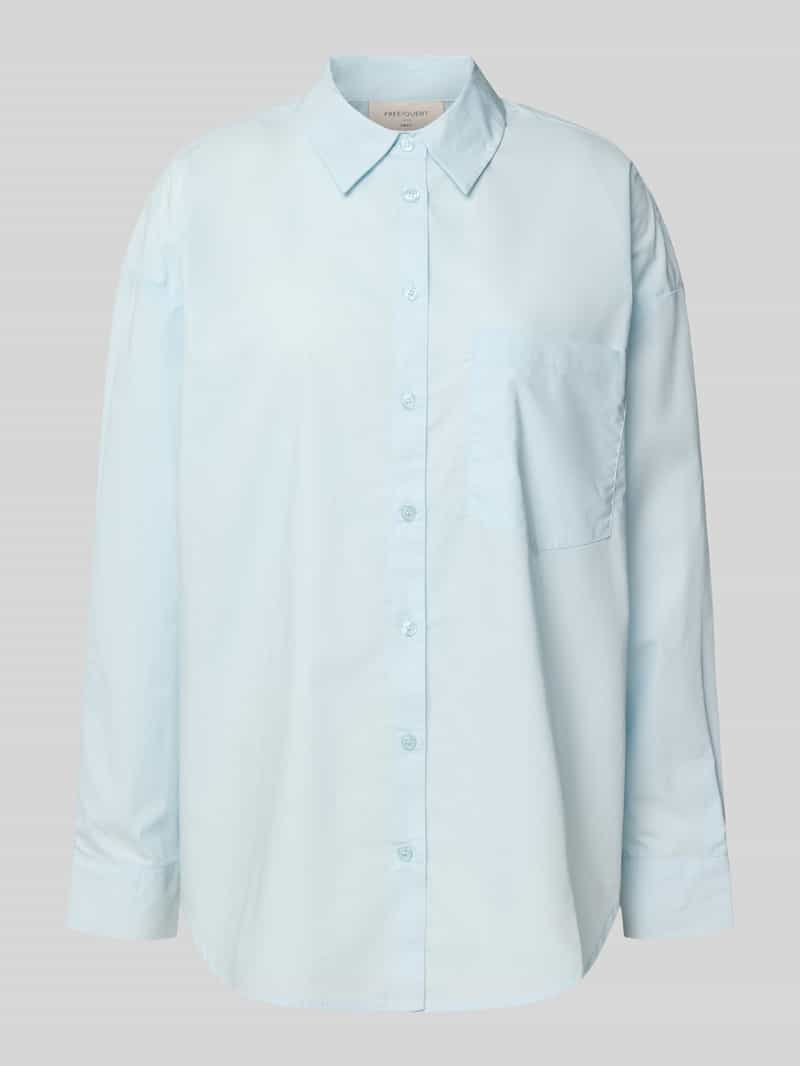 FREE QUENT Regular fit overhemdblouse met borstzak model 'JOLLE'