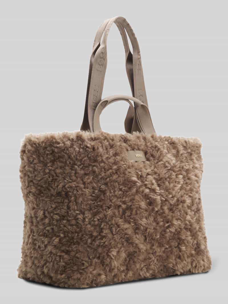 Boss Shopper in teddybontlook met wol