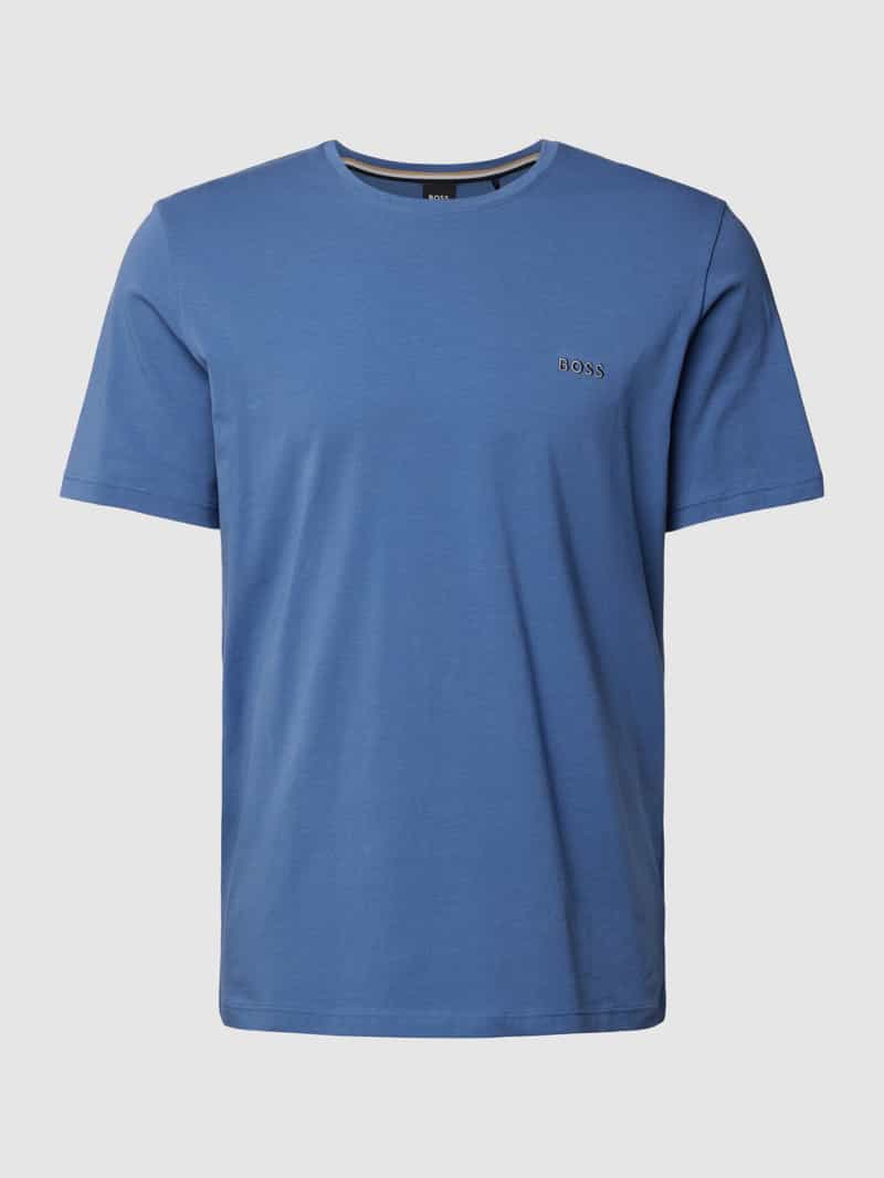 Boss T-shirt met labelstitching