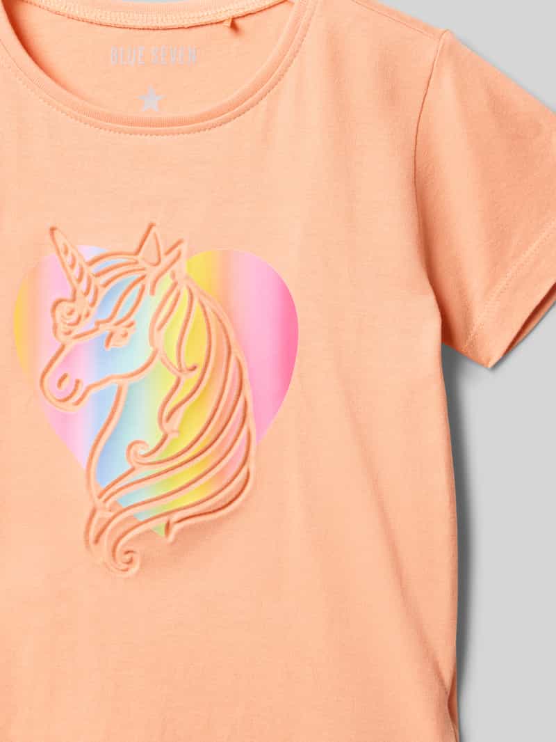 BLUE SEVEN T-shirt met motiefprint
