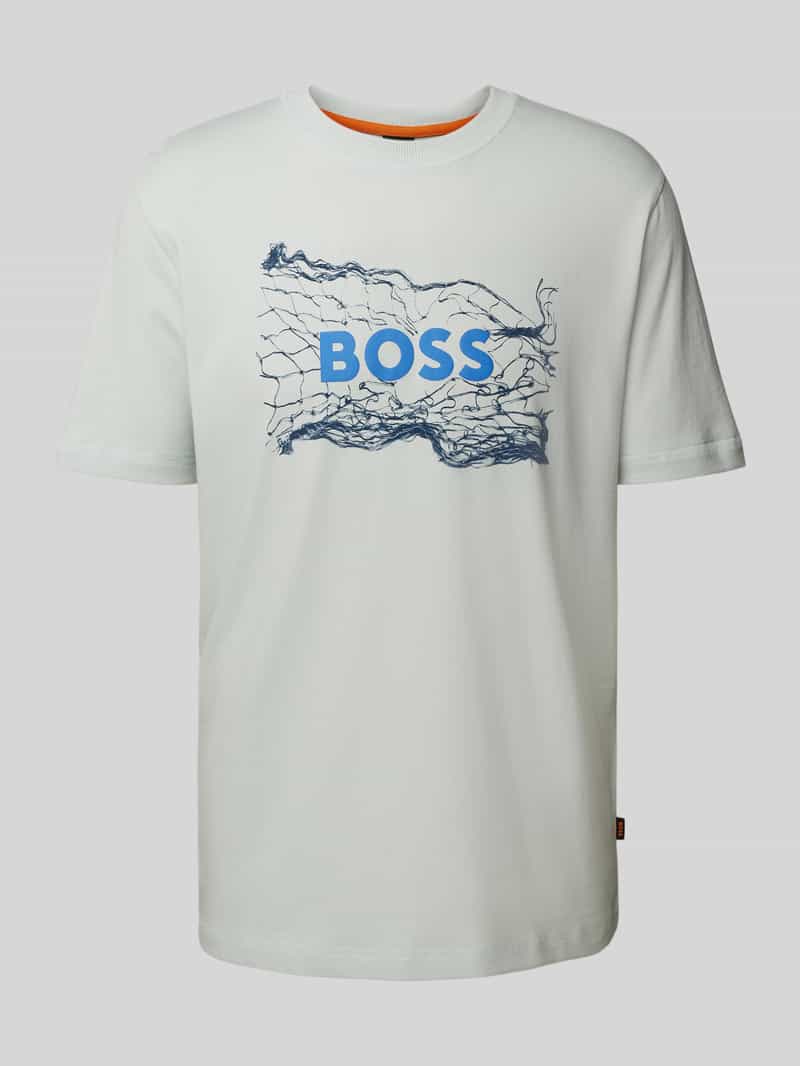 Boss Orange T-shirt met labelprint