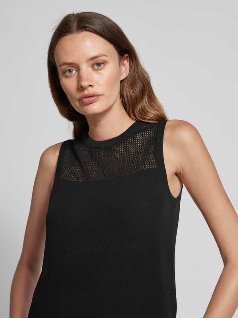 comma Tanktop met broderie anglaise