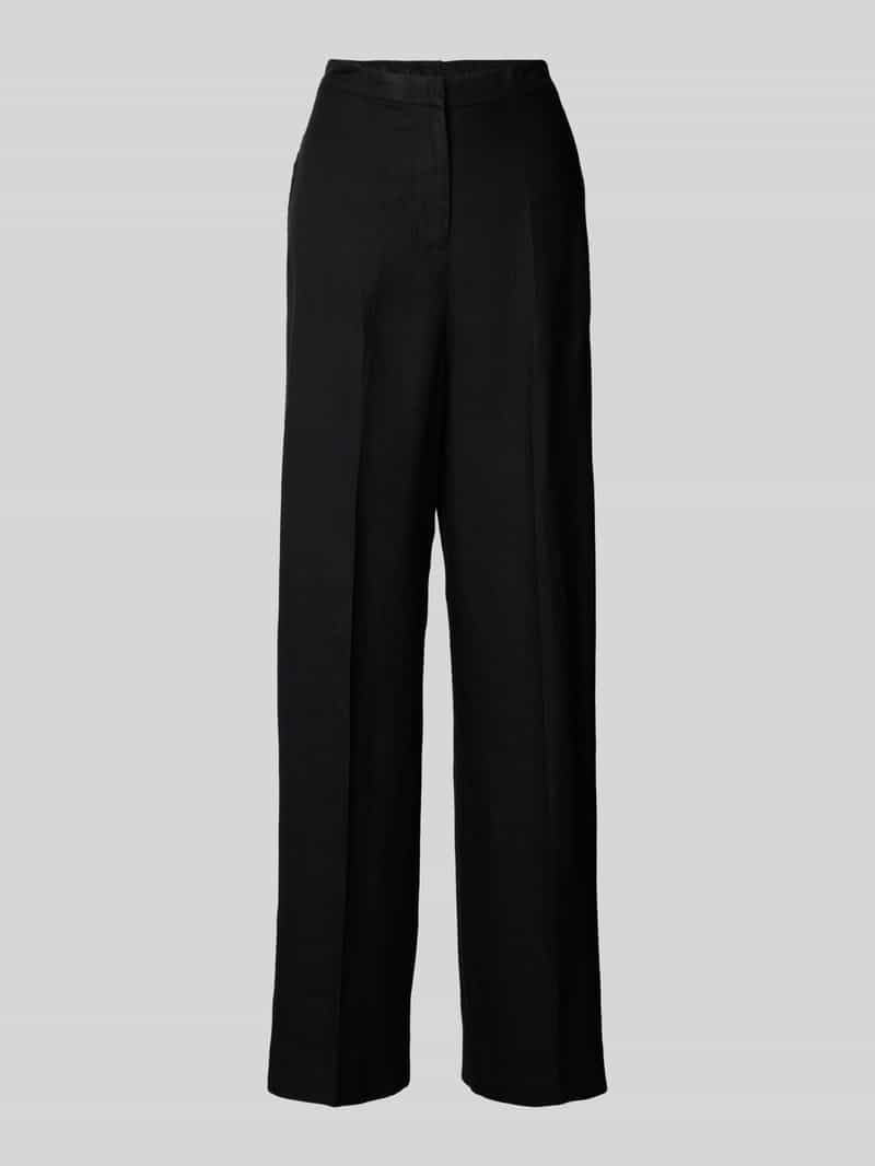 Tommy Hilfiger Tailored fit linnen broek van een mix van linnen en lyocell